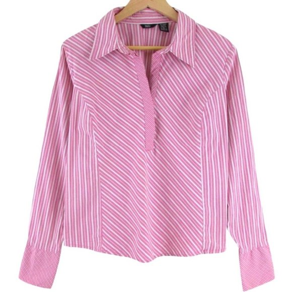 Mossimo Striped Collar Blouse - Picture 1 of 7